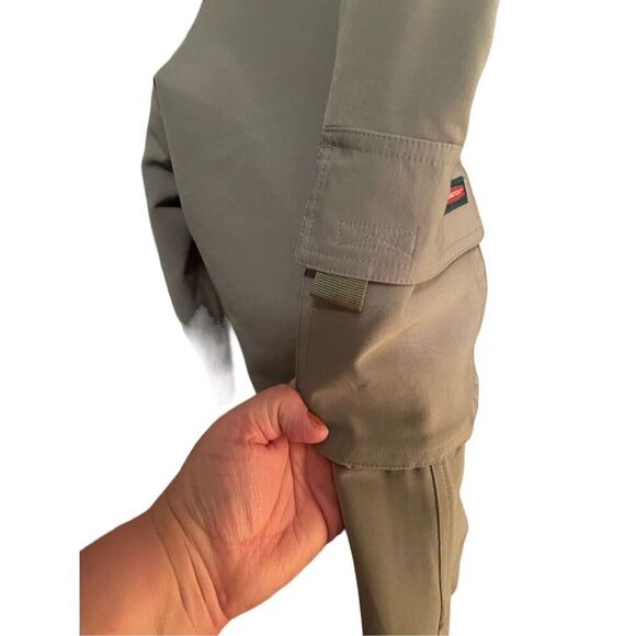 Redington EST 1992 Womens Cream Straight-Leg Mid-Rise Cargo Pants Size 32 - Picture 10 of 14